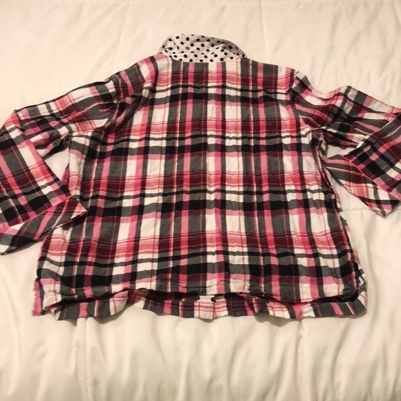 NWOT Victoria’s Secret soft lightweight flannel with embroidered front pocket - Picture 8 of 8